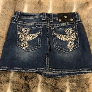Miss Me Jess 117 Jean Skirt